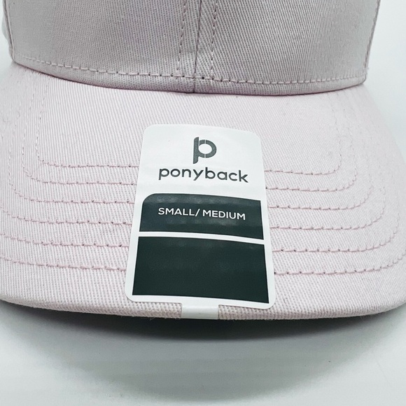 PONYBACK SOFT PINK HAT SIZE SMALL/MEDIUM NWT - Picture 5 of 10